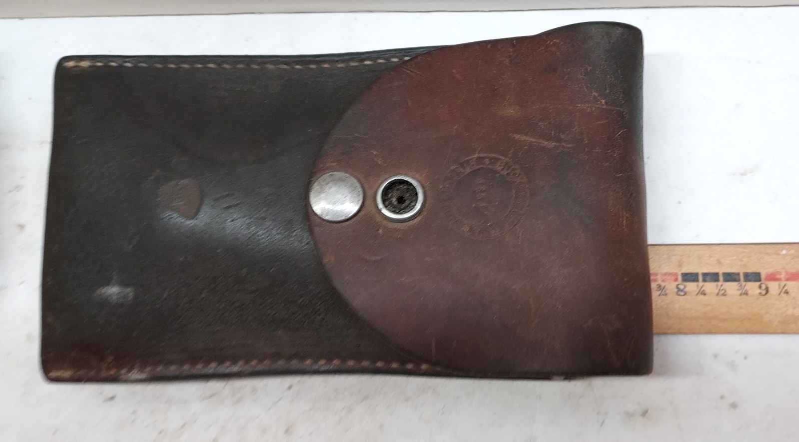 Used Buckingham Manufacturing Heavy-Duty Leather Tool Holster/Pouch 4664