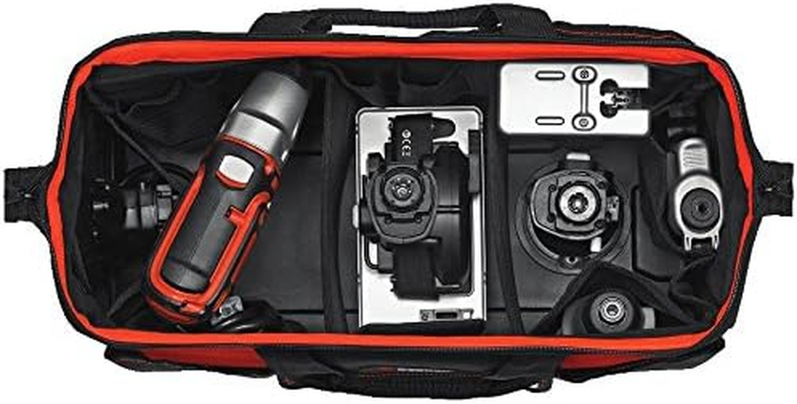 BLACK+DECKER Tool Tote Bag for Matrix System, Wide-Mouth, 21-Inch (BDCMTSB)