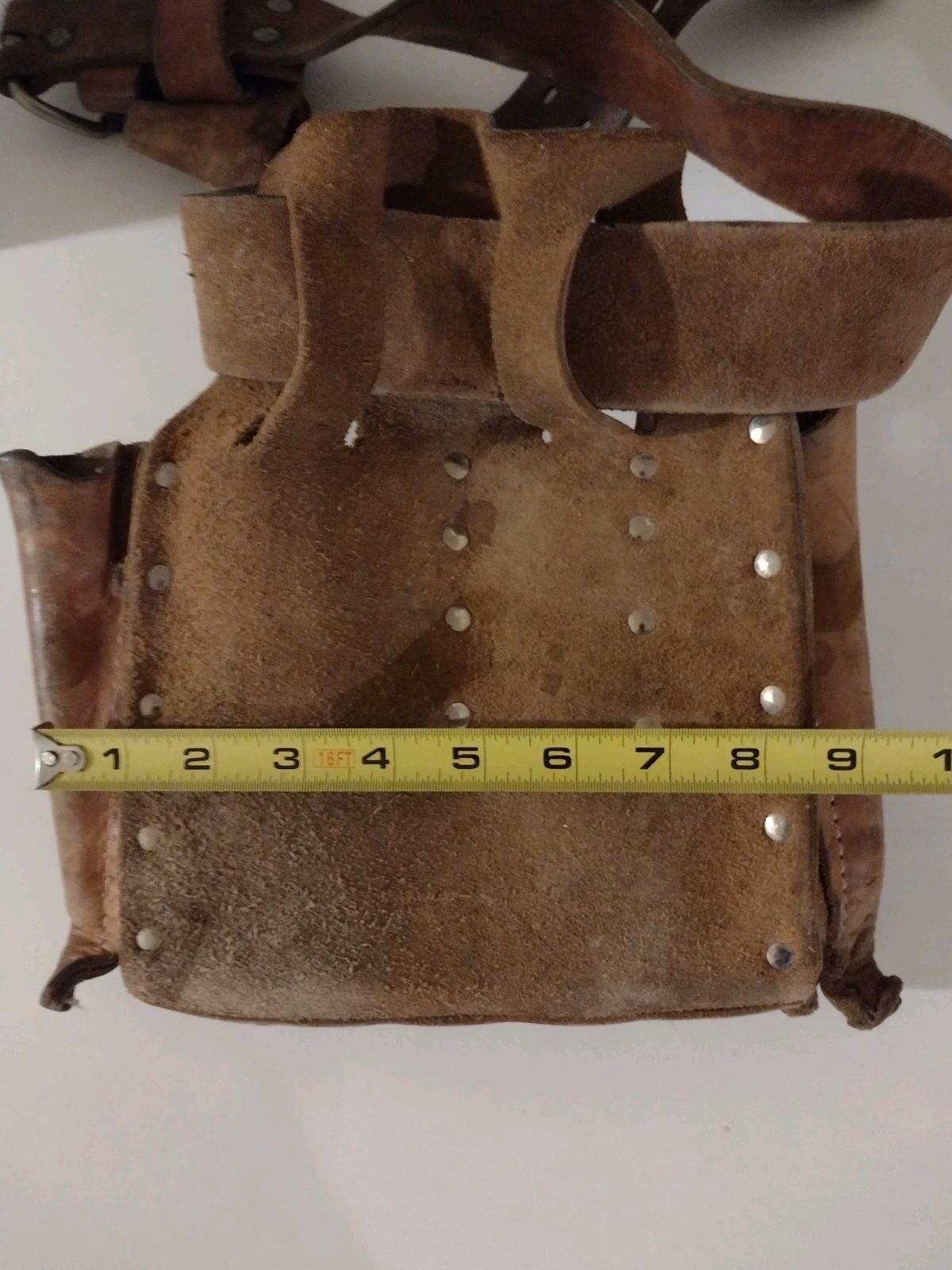 Klein***Tools 5167 Leather Electricians Handyman Tool Pouch With Belt