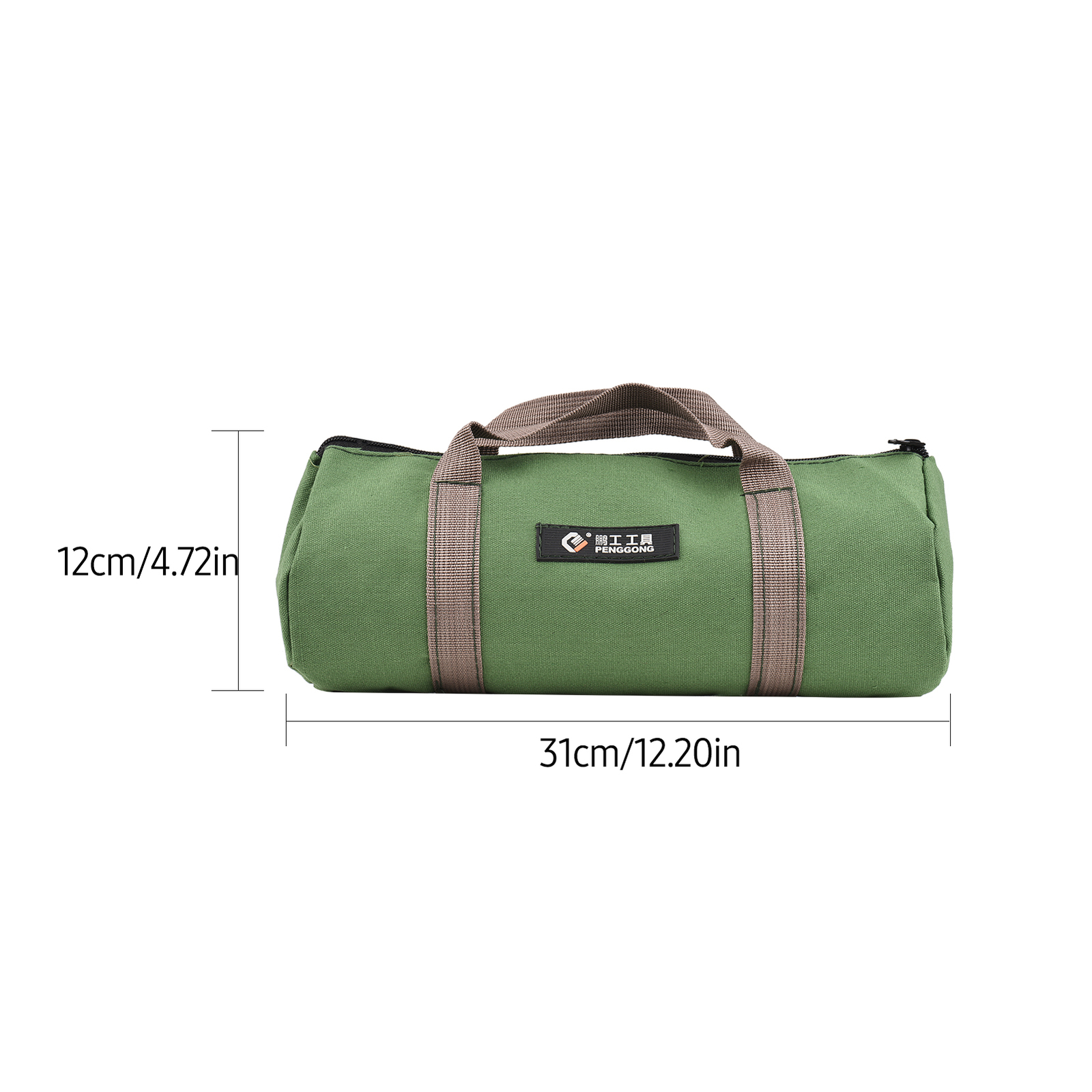 Portable Electrician Woodworking Toolbag Organizer Tool Tote Zipper Bag N7V9