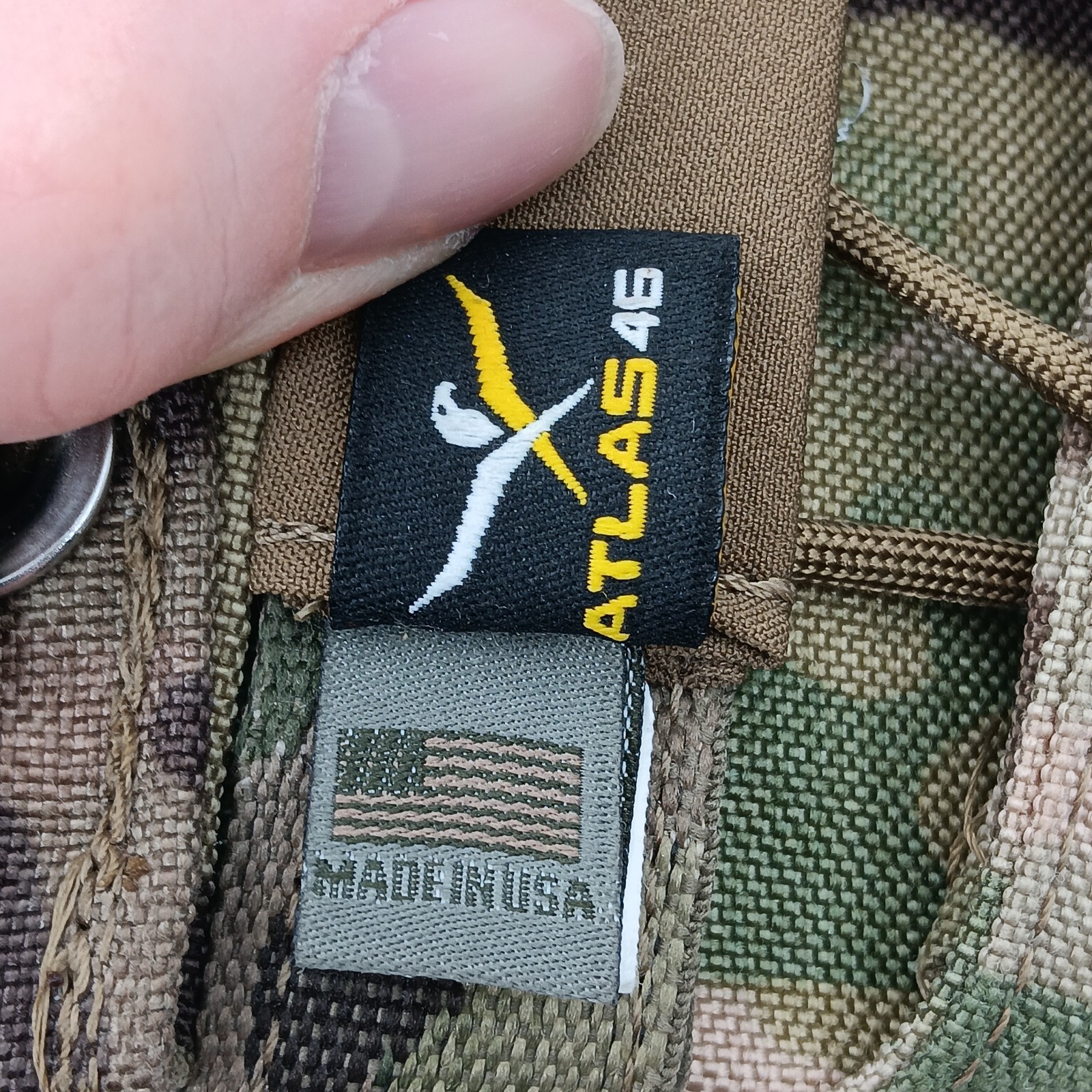 Atlas 46 Adjustable Padded Tool Belt Size Large 38-48 Multicam Gen 1