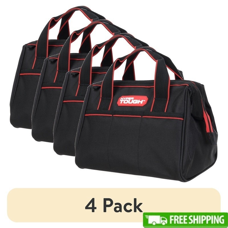 12 Inch Tool Bag Full Zipper Closure Durable Storage Organizer W/ Pockets New