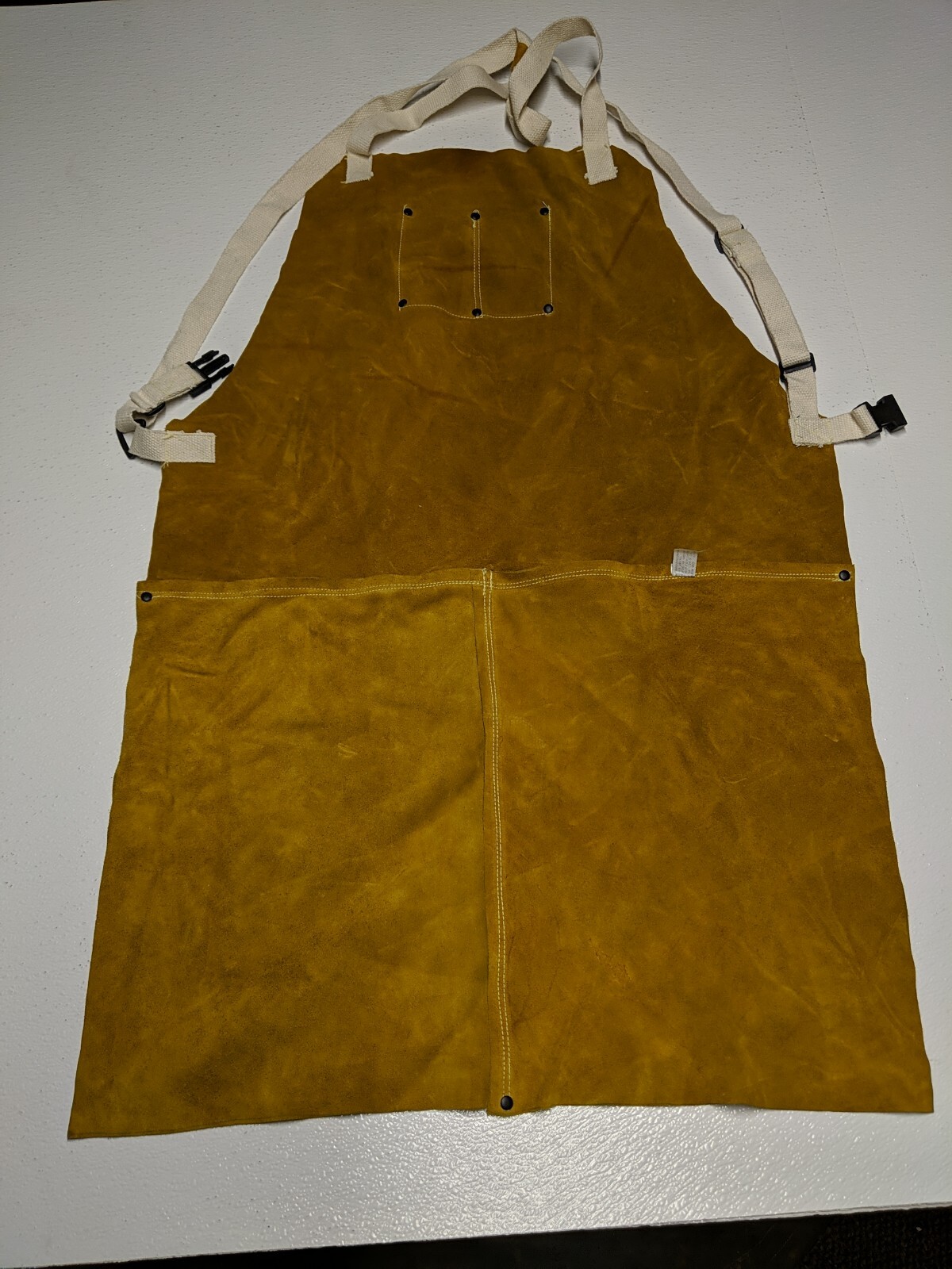 IRONCAT 7010 Split Cowhide Leather Bib Apron – welding woodworking bbq