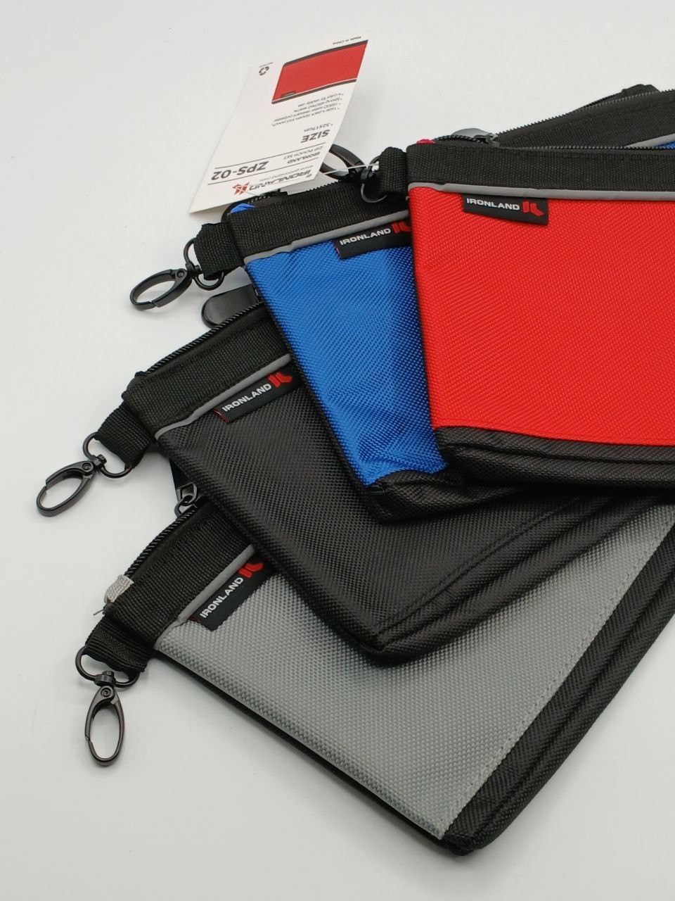 Ironland Set of 4 Pack 12.6″x6.7″/32x17cm Zipper Tool Pouches New