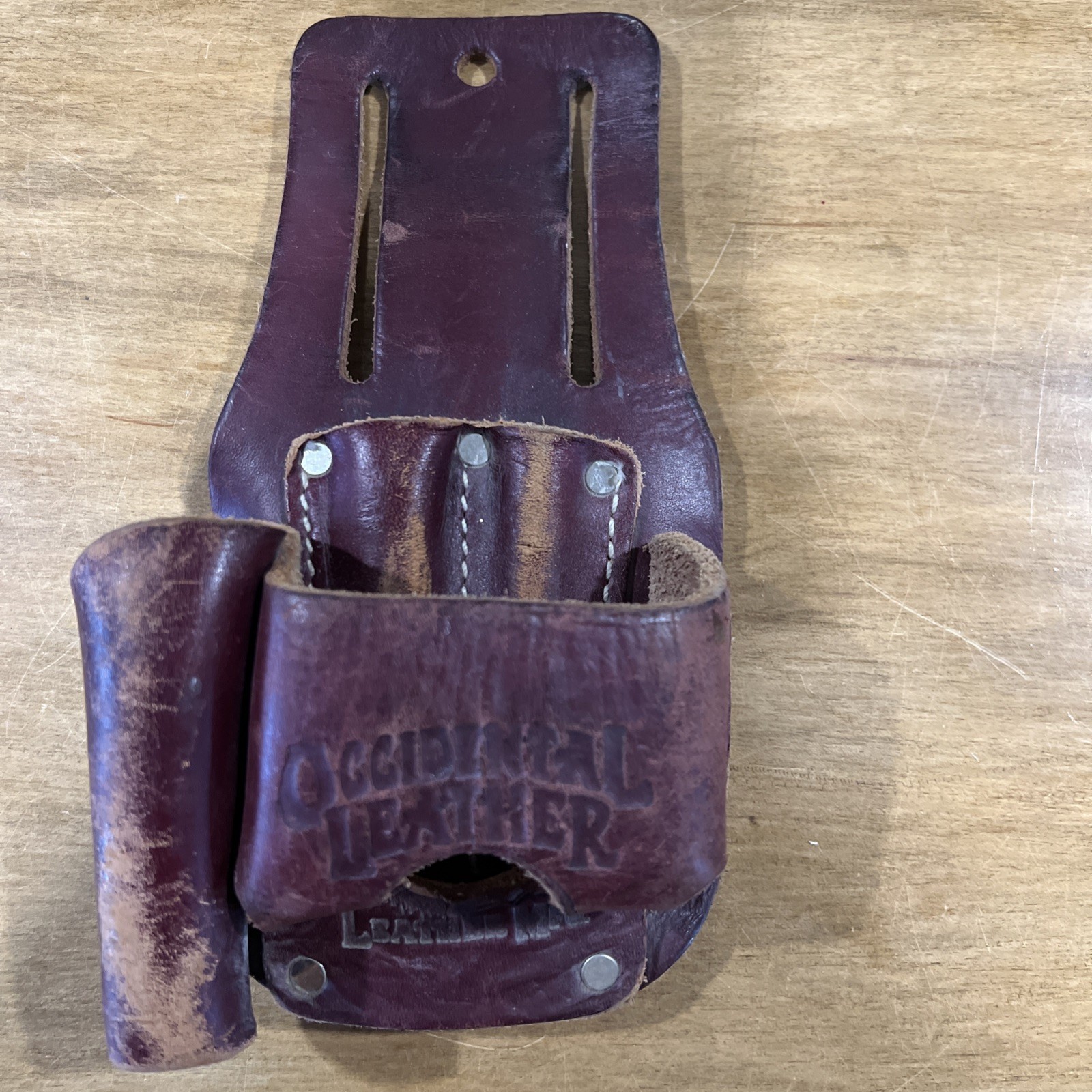 Occidental Leather 5047 Tape & Knife / Tool Holder MADE IN USA