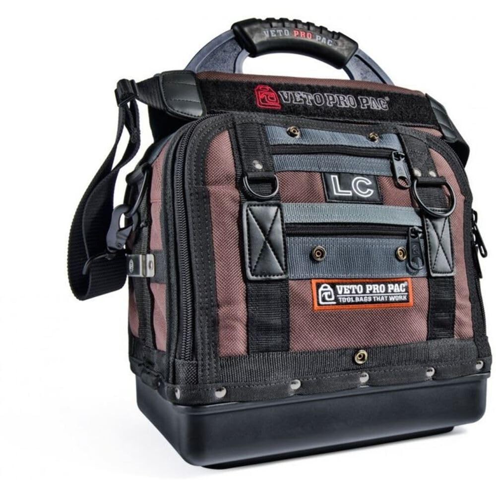 Veto Pro Pac Model LC Tool Bag 9.5 x 13.5 x inches, Black