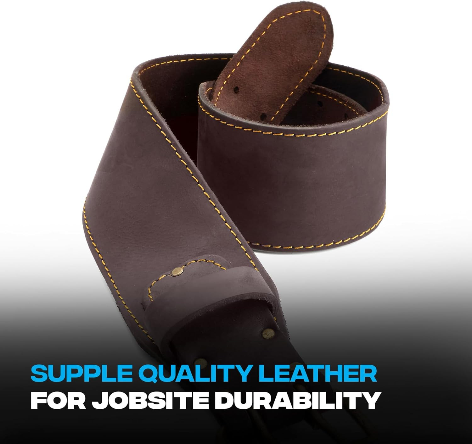 3 Inch Leather Tool Belt for Tool Pouch Bags – Small/Medium | Small/medium 3″ Wi