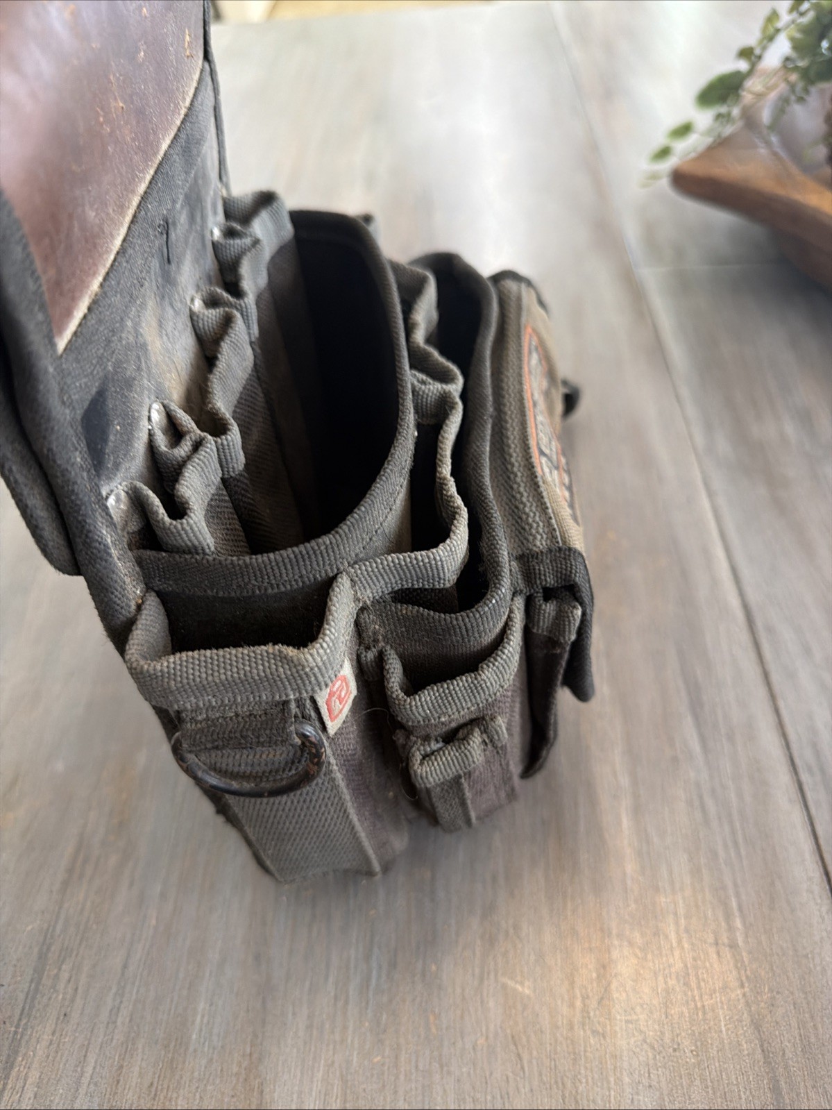 Veto Pro Pac TP3 Tech Series Nylon Tool Pouch Black/Gray/Brown w/ Handle