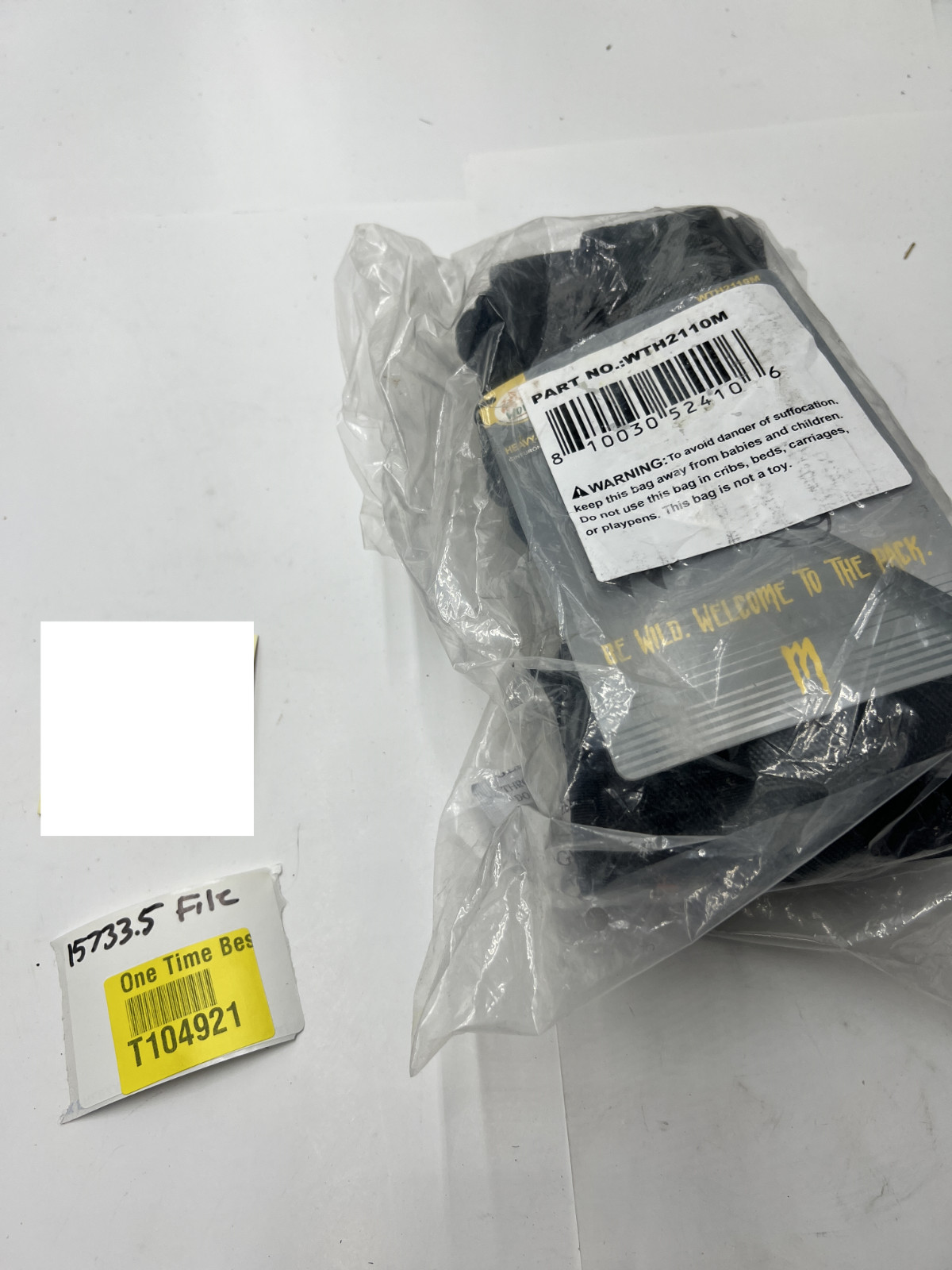 Wolf WTH2110M Ballistic Padded Tool Work Belt Medium Nylon Heavy Duty