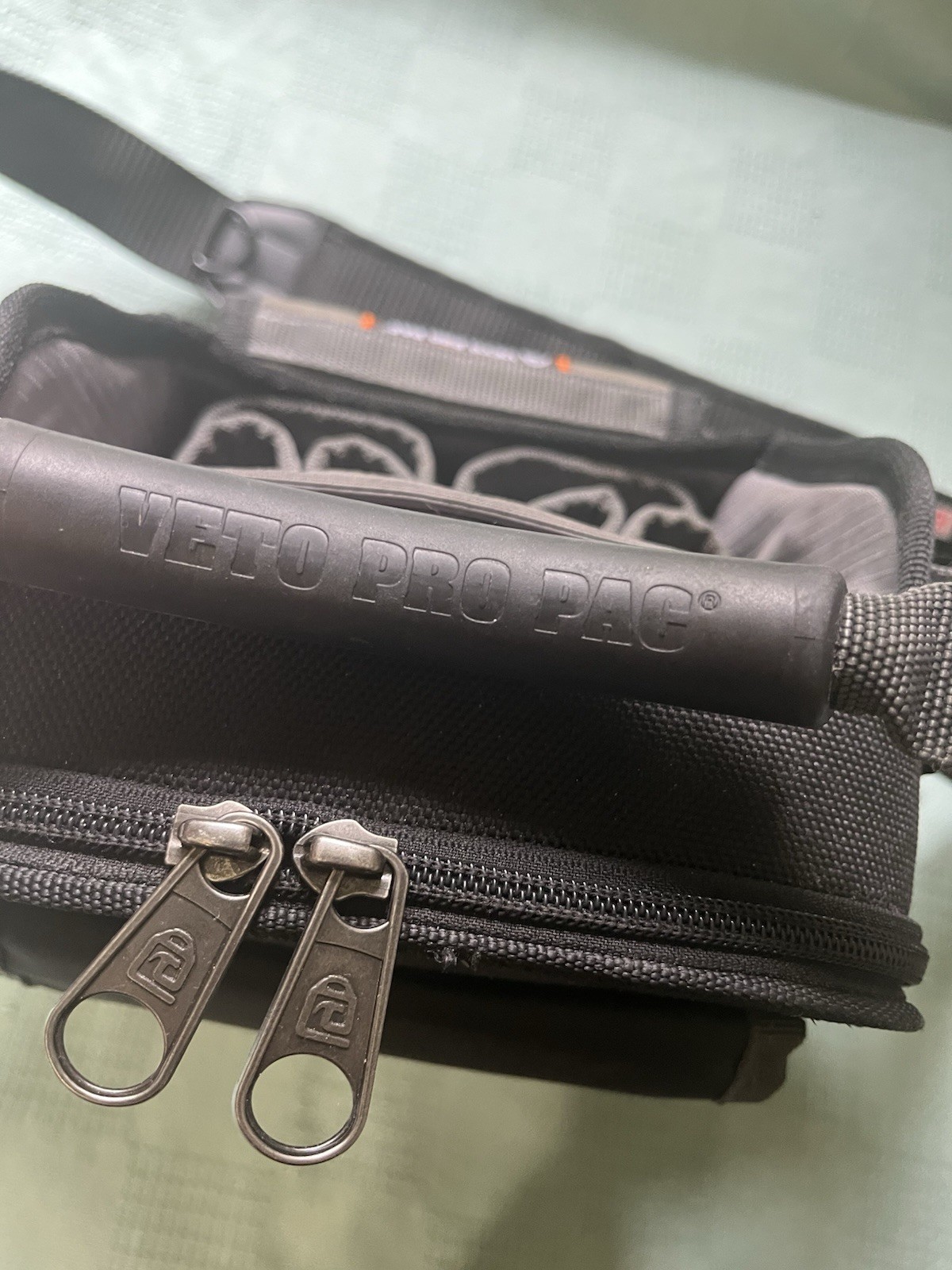VETO PRO PAC Tech Series Hard Base Tool Bag Shoulder Strap Gray/Black