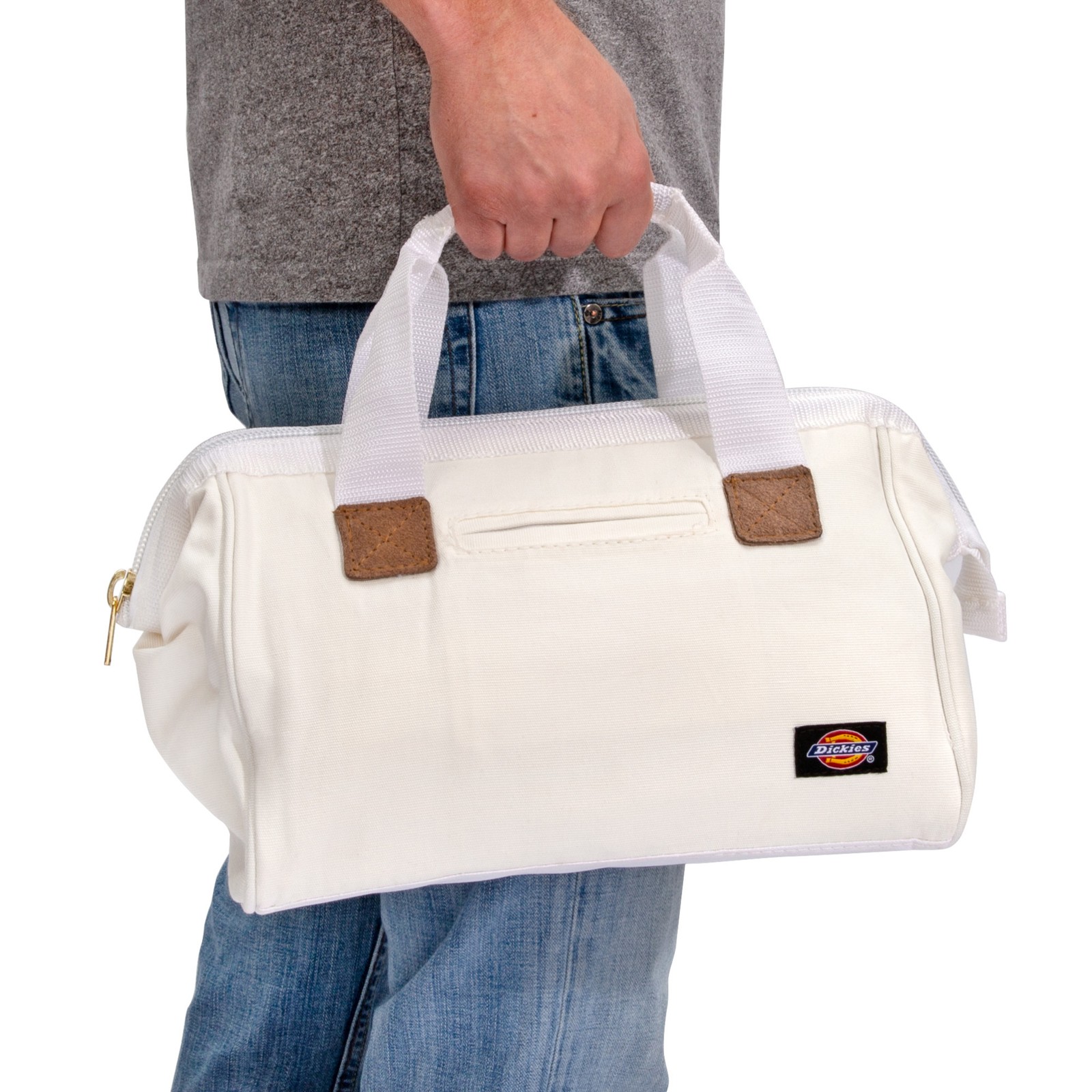 Work Tote Tool Bag 12 inch Job Sack White Dickies 57043