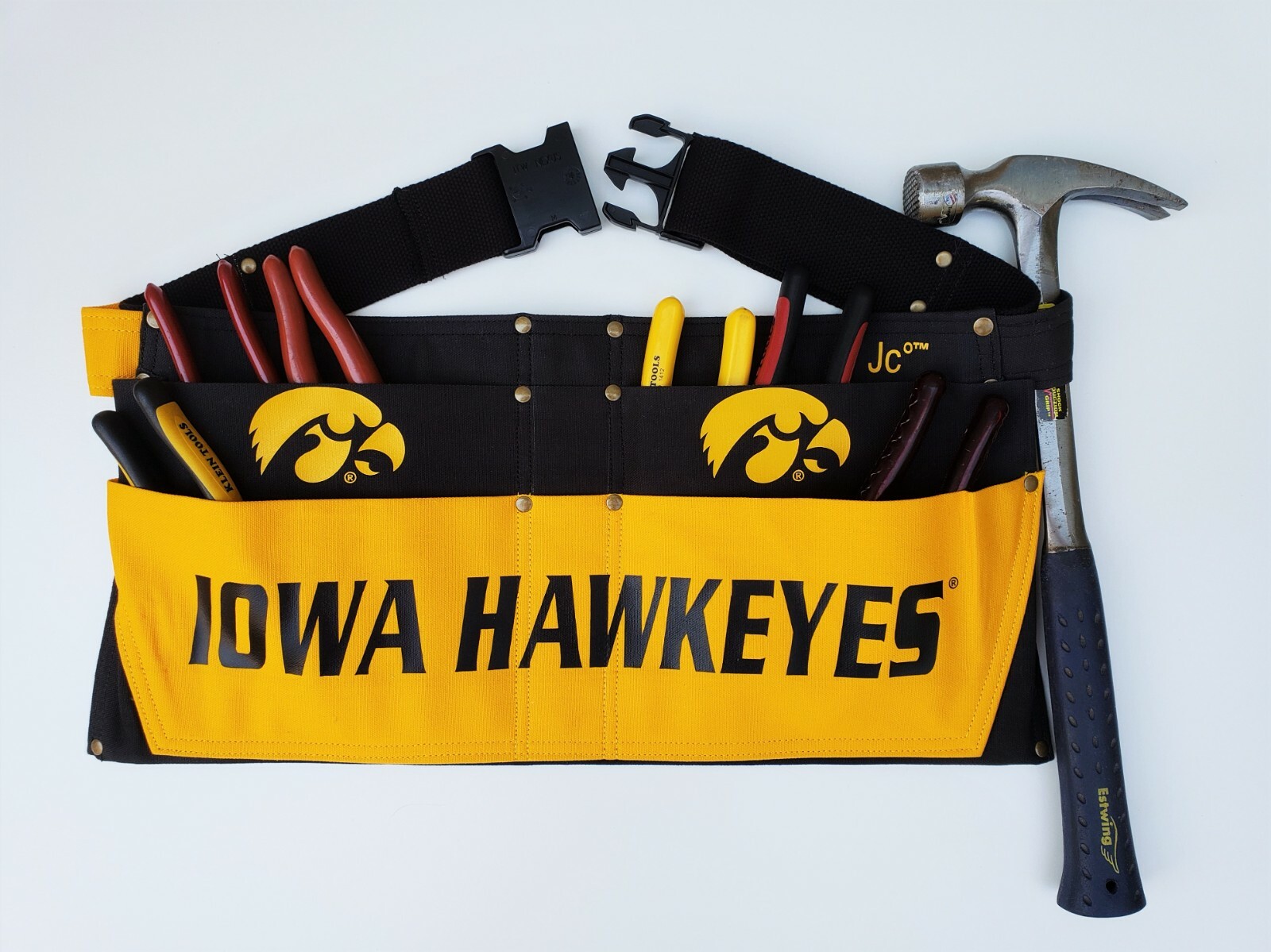JCo Sport officially licensed duck canvas fan gear tool apron. Large(40-49) in.