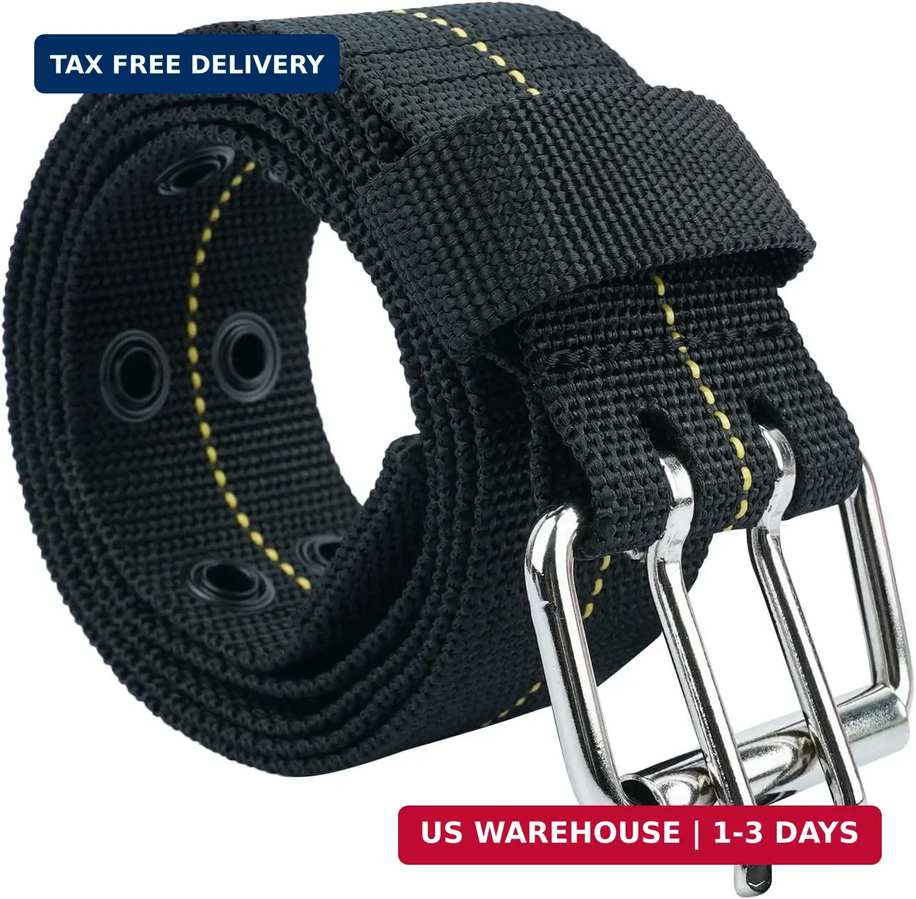 Zeluga 20-202 2in. Adjustable Heavy Duty Tool Belt, Black