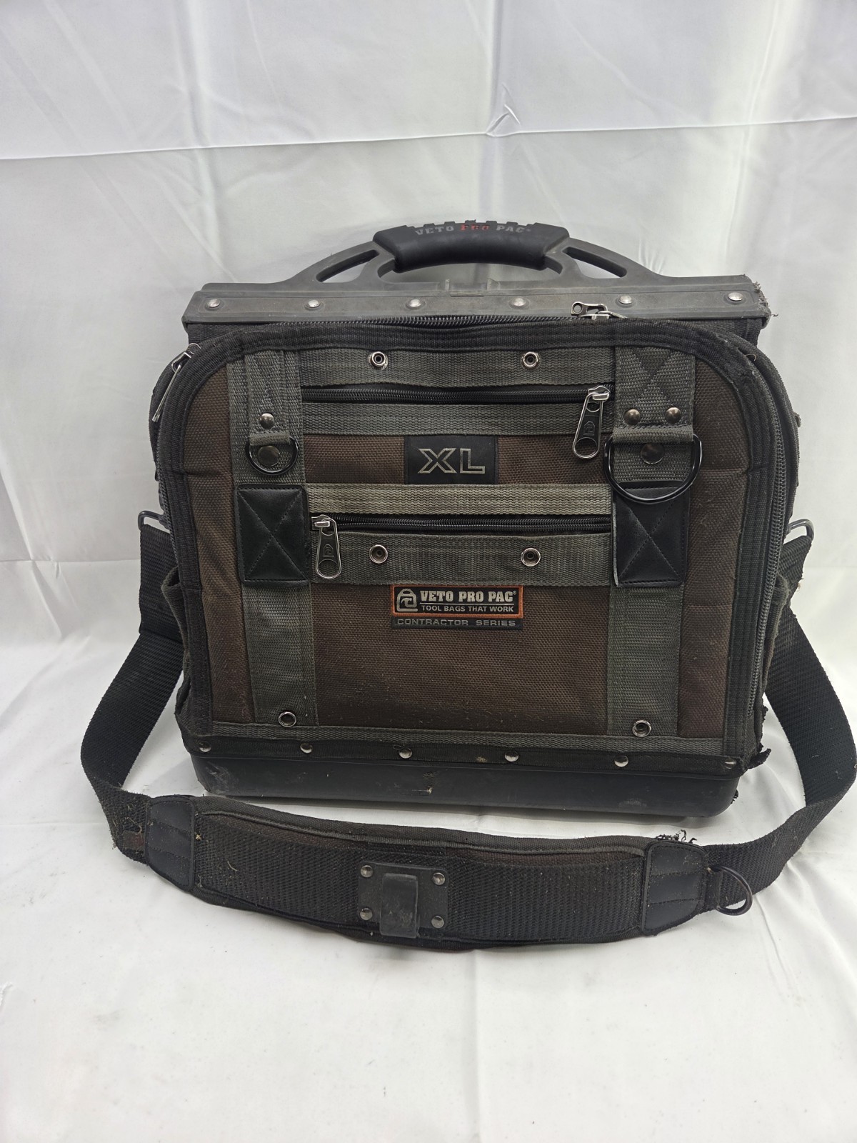 Veto Pro Pac XL Model Service Tech Closed Top Tool Bag Extra Large Contractor