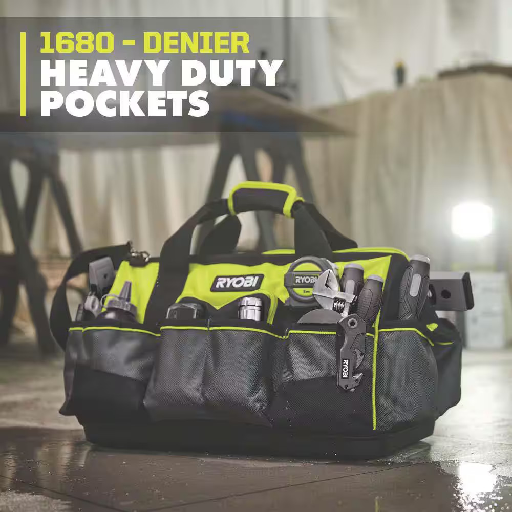 RYOBI 18 In. Medium Tool Bag