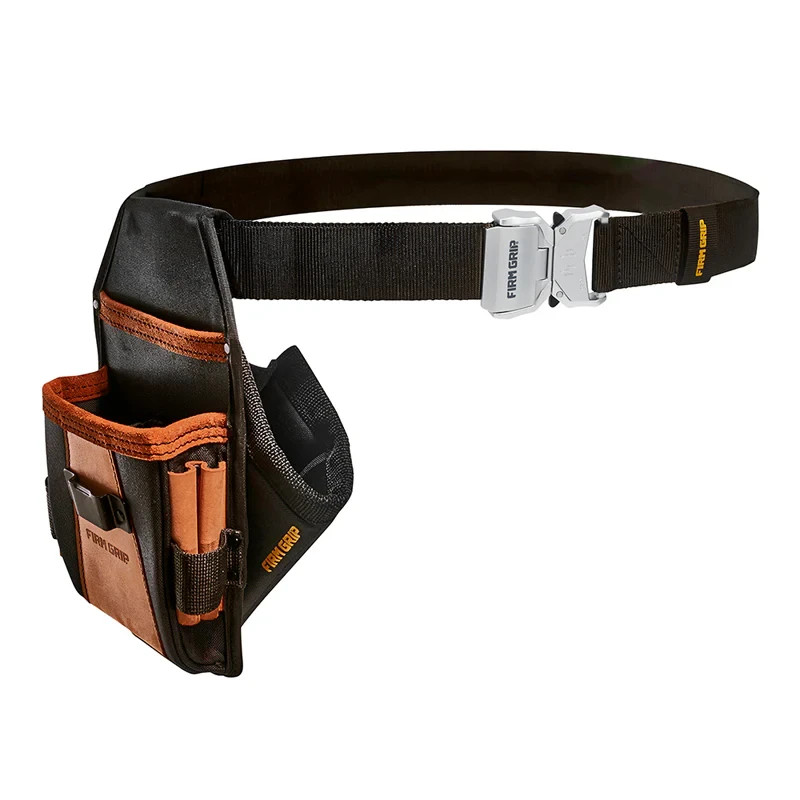 FIRM GRIP Build-A-Rig Tool Belt Kit Includes Utility Pouch and Hammer Sleeve
