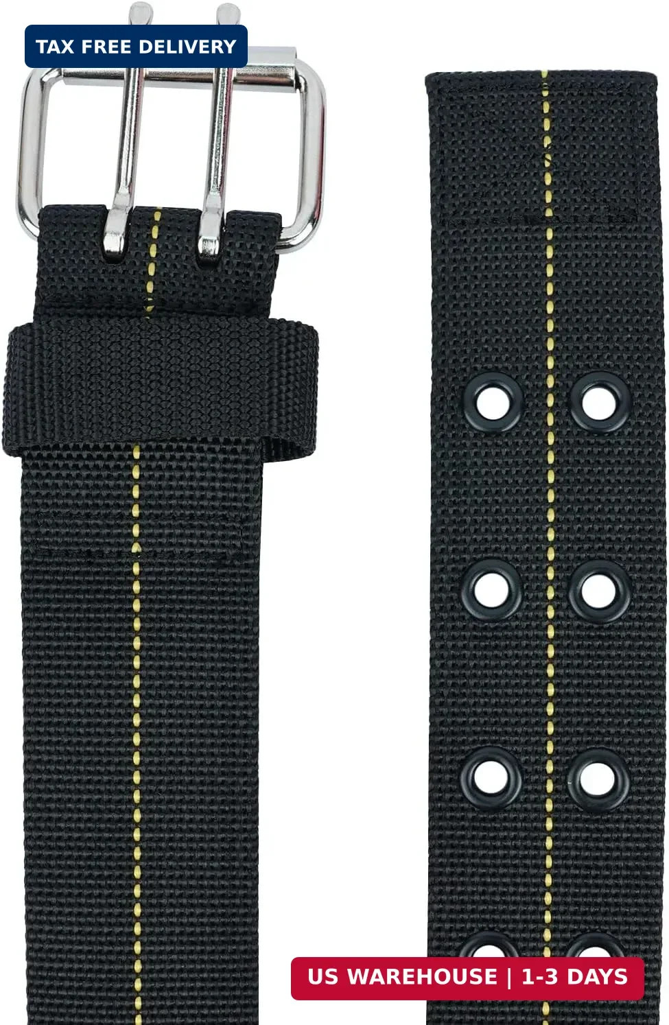 Zeluga 20-202 2in. Adjustable Heavy Duty Tool Belt, Black