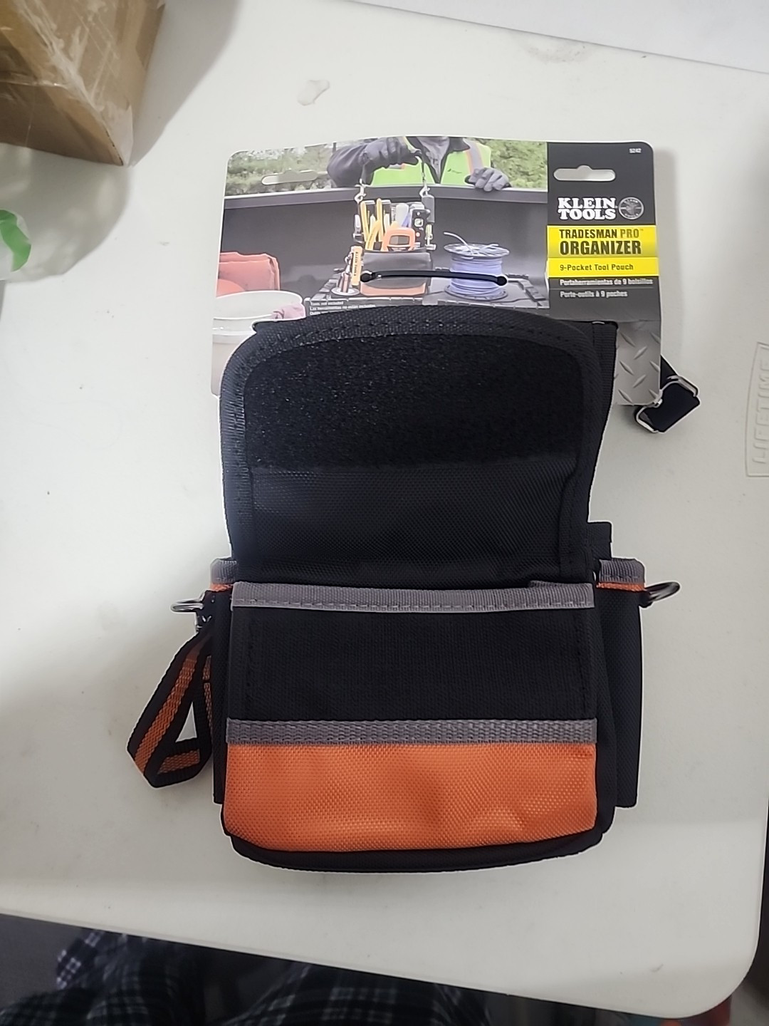 Klein Tools 5242 Tradesman Pro™ Tool Pouch, 9 Pockets, 9.5 x 7.5 x 9.5-Inch