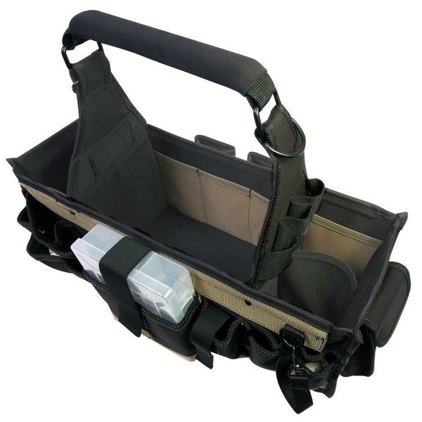 Clc Work Gear 1530 Tool Tote, Polyester, 42 Pockets, Black, 15″ Height