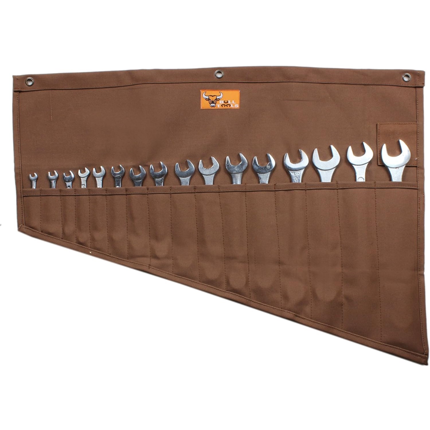 Roll Up Tool Bag Organizer 16 Pockets Heavy Duty Cotton Duck Canvas