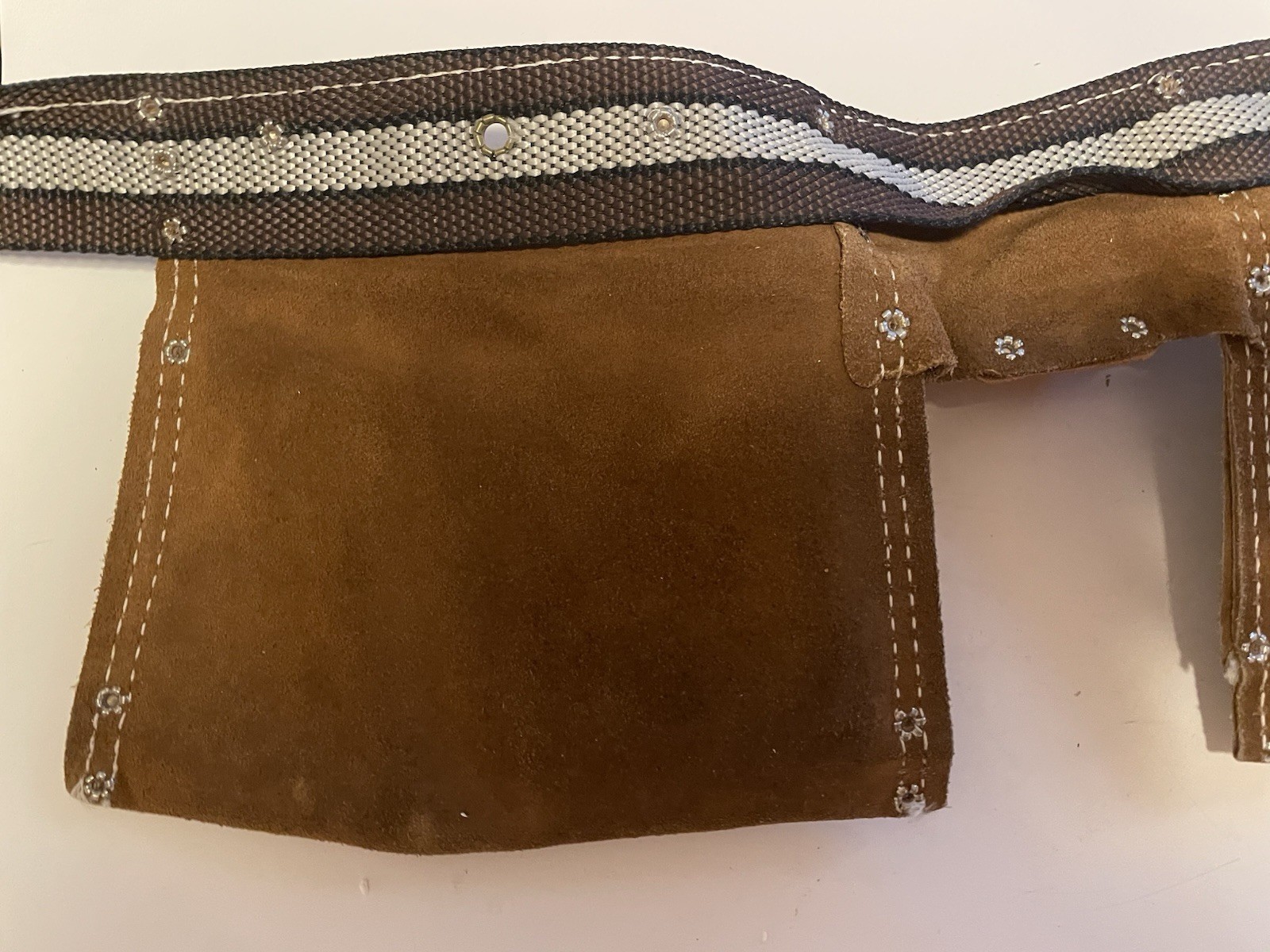 Vintage Nicholas Workgear Heavy Split Cowhide Leather Tool Belt No 493X – USA