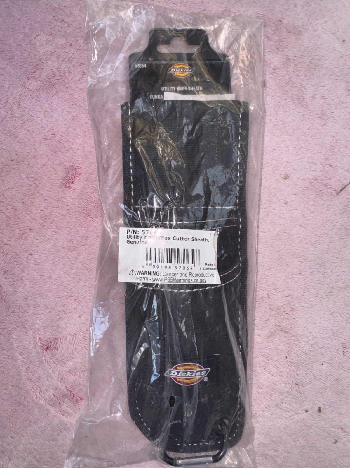 Utility Knife Tool Belt Pouch Holder Cutter Sheath Black Dickies 57064