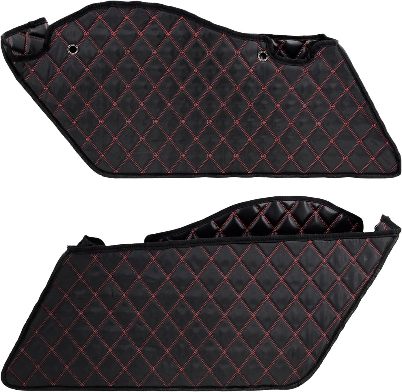 Non-Stretched Saddlebag Liners Inserts Red Thread Compatible with Harley Tour…