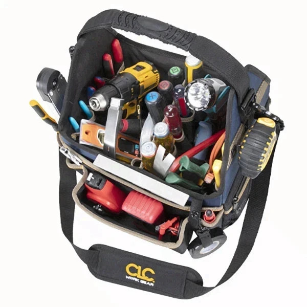 CLC Custom Leathercraft PB1531 13″ Molded Base Electrical/HVAC Tool Carrier Bag
