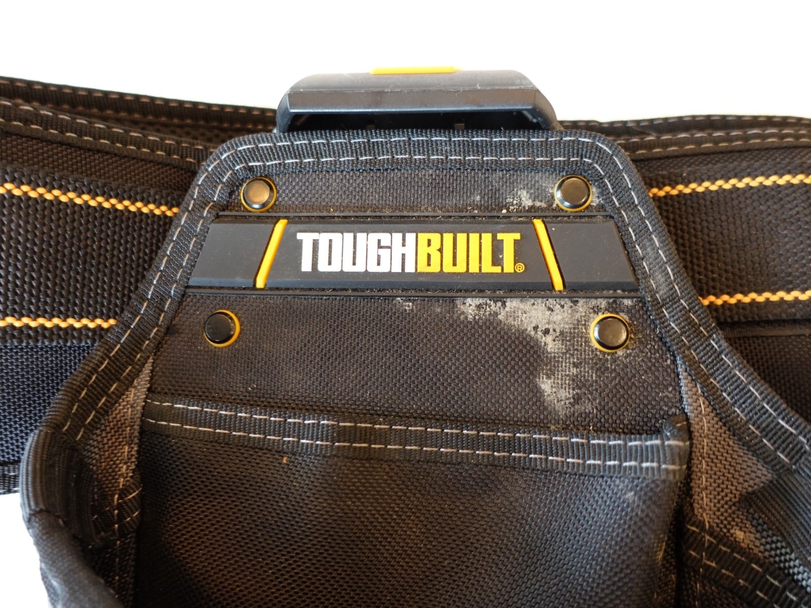 TOUGHBUILT Padded Tool Belt + 3 Utility Pouch Bags Electrician Handyman Workwear
