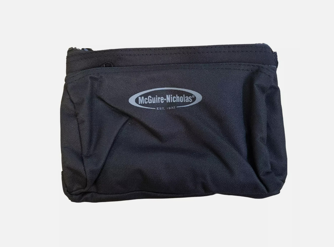 McGuire Nicholas Small Accessory Bag Combo with Snap Hook Carabiner Clip