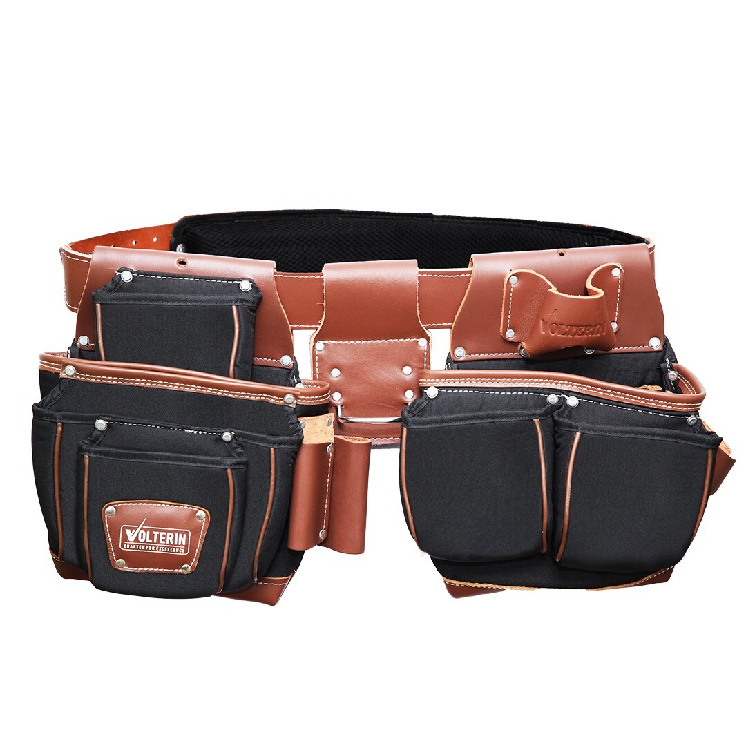 Leather And Nylon Tool Belts For Men Framer’s Carpenter Electrician Leather Belt
