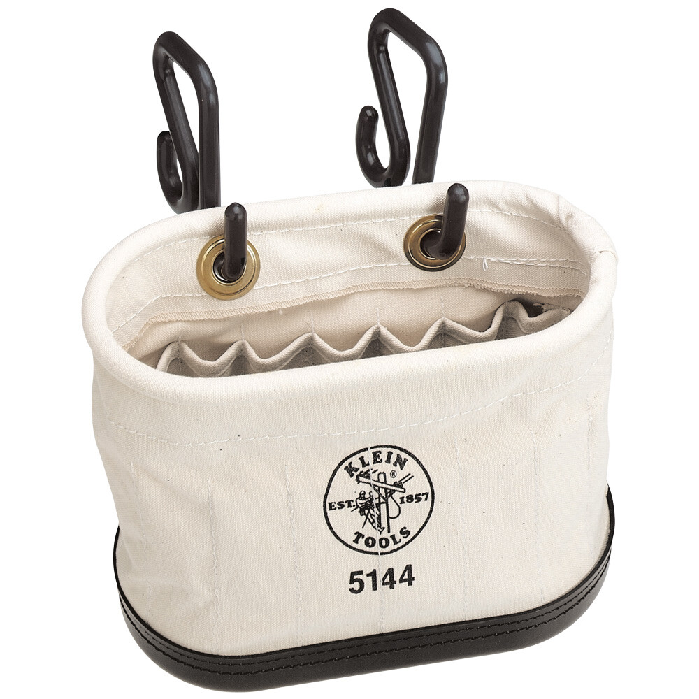 Klein Tools 5144 Aerial-Basket Oval Bucket with 15 Interior Pockets