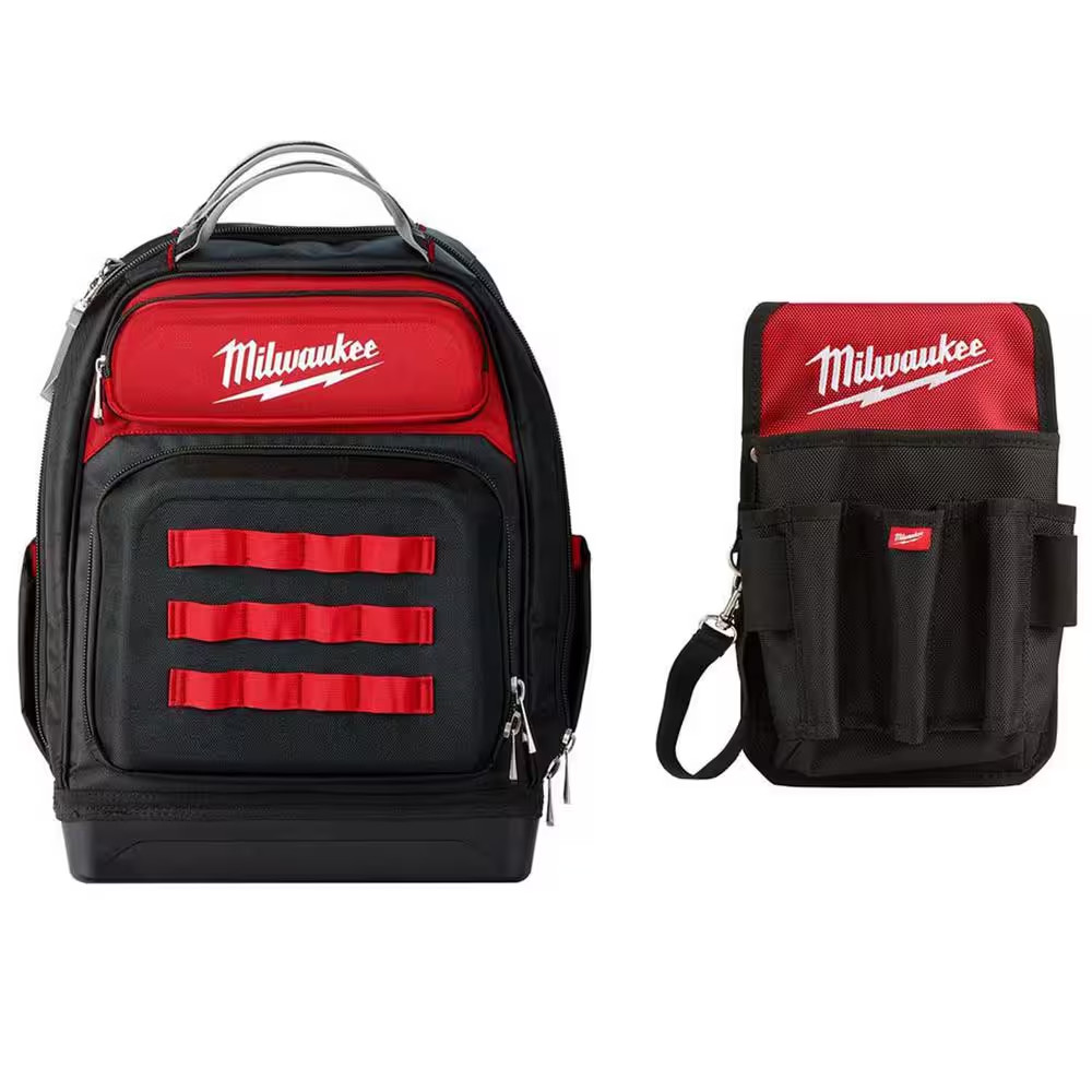15 In. Ultimate Jobsite Backpack with 9-Pocket Utility Pouch