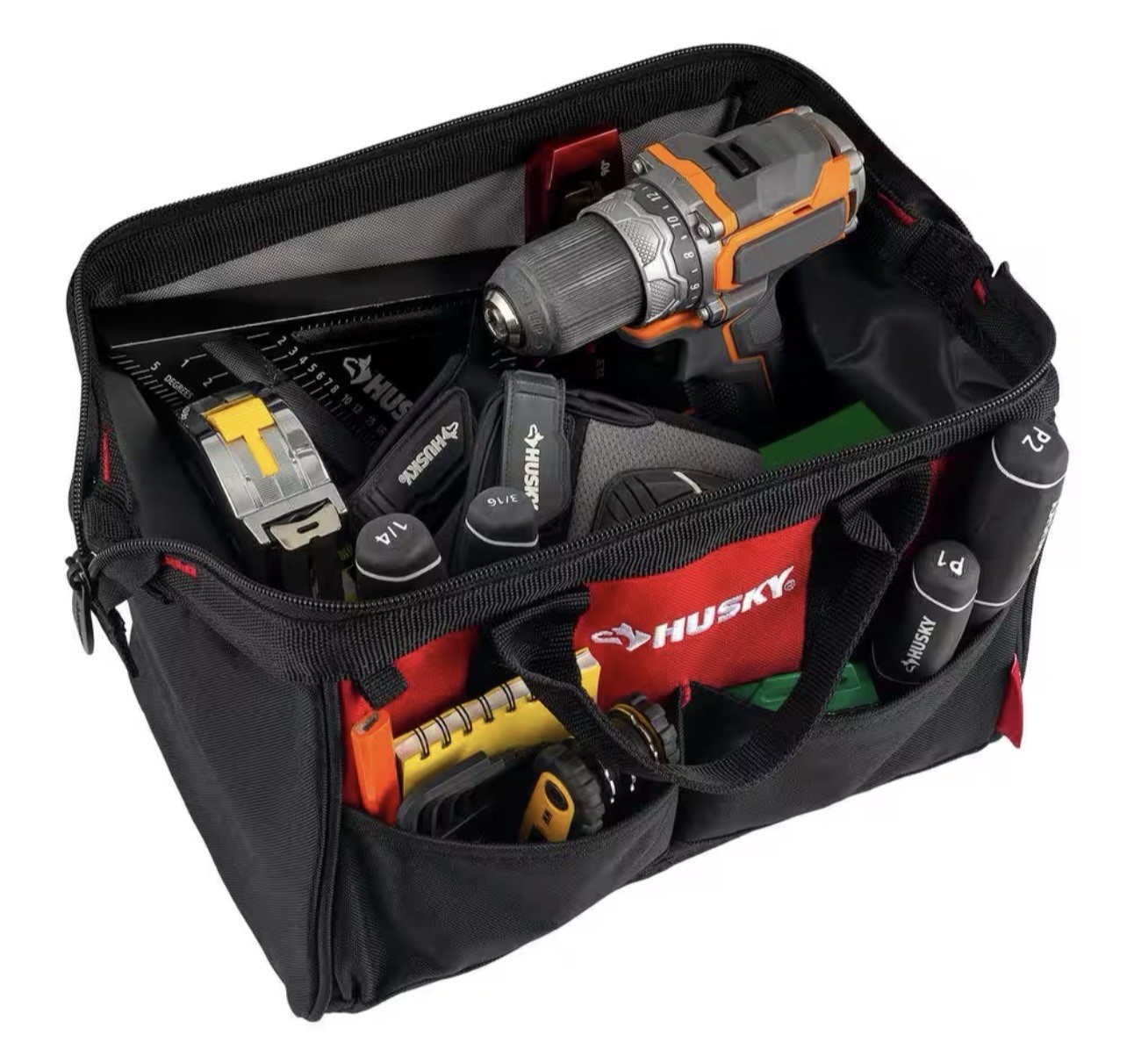 Husky 18 in. 15 in. and 12 in. Tool Bag Combo HD60258A-TH-FD