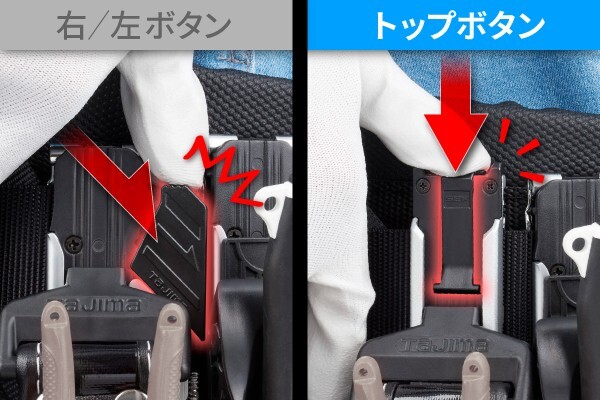 TAJIMA Waist Tool Holder Clip Type Sef Slim Metal SFC-MSHLD CHINA