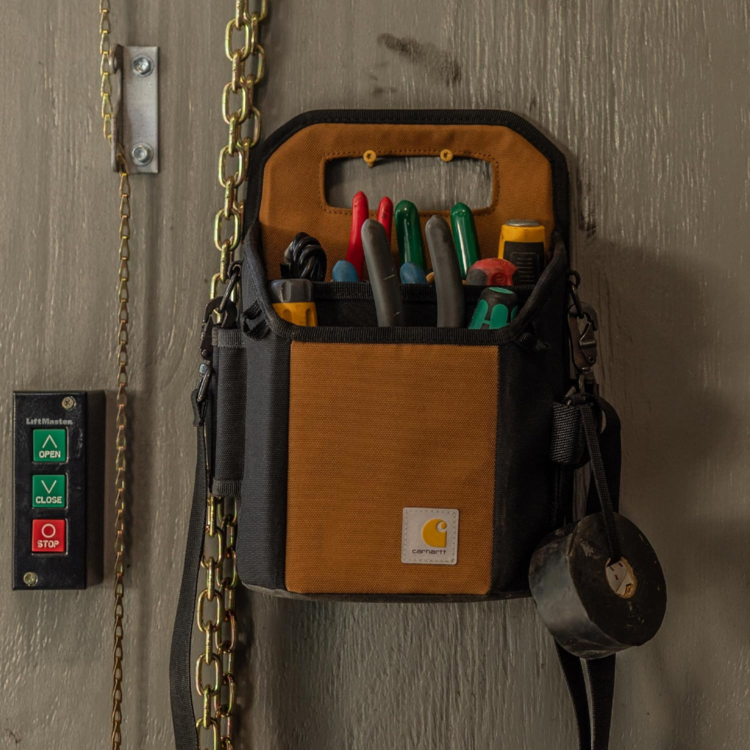 Carhartt Brown Utility Tool Organizer – Durable & Water-Resistant Station
