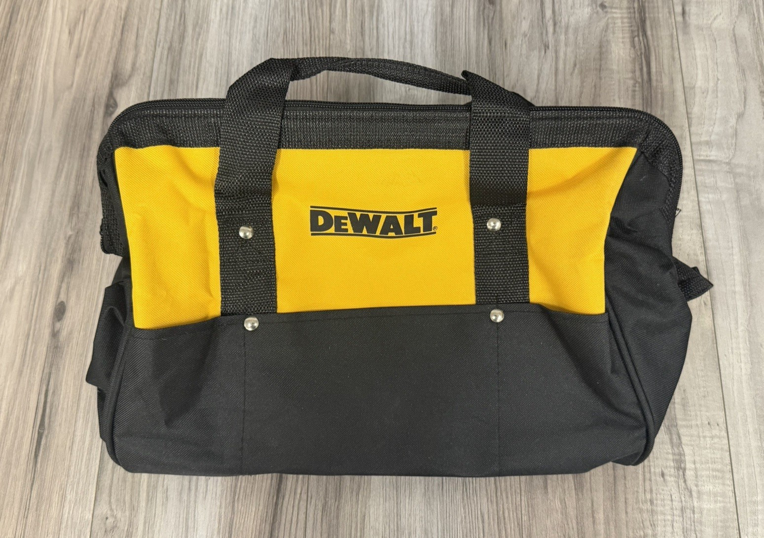 DEWALT 16″ Heavy Duty Medium Contractor Tool Bag Cordless Power Drill Tote NEW