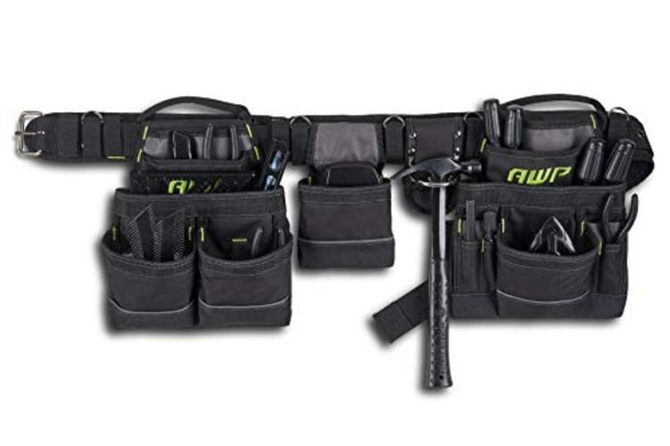Tool Belt Tool Rig, Durable Premium Utility Belt Organizer Carpenter Tool Rig