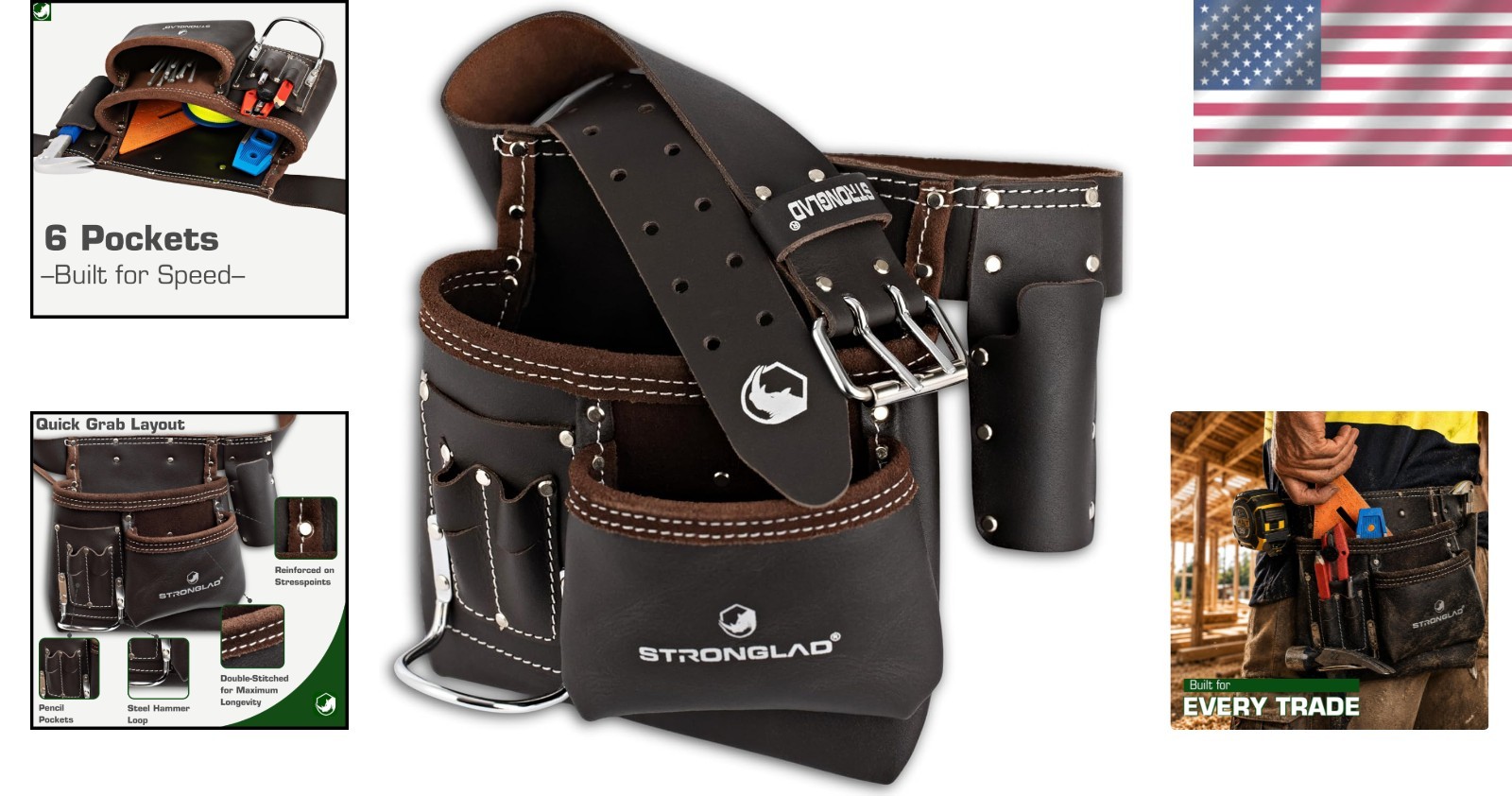 Adjustable Work Belt for Tradesmen
