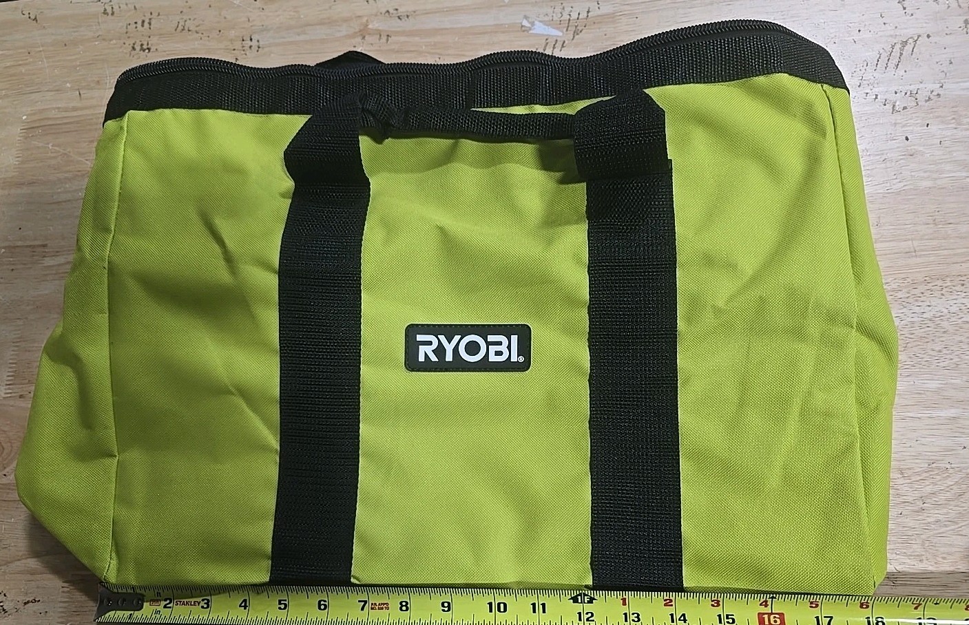 Ryobi Contractor Canvas Tool Bag – Large PACK OF 1 – 18″x12″x10″