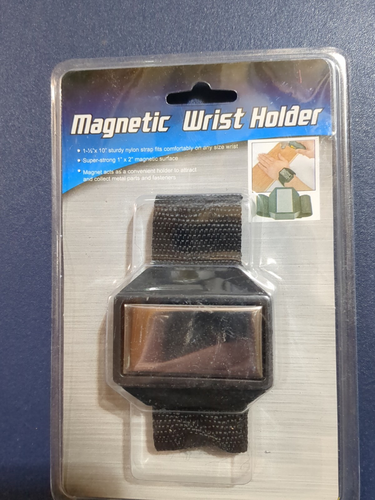 Magnetic Wristband Wrist Magnet Tool Belt & Screw Holder Great Tool Drill Bits