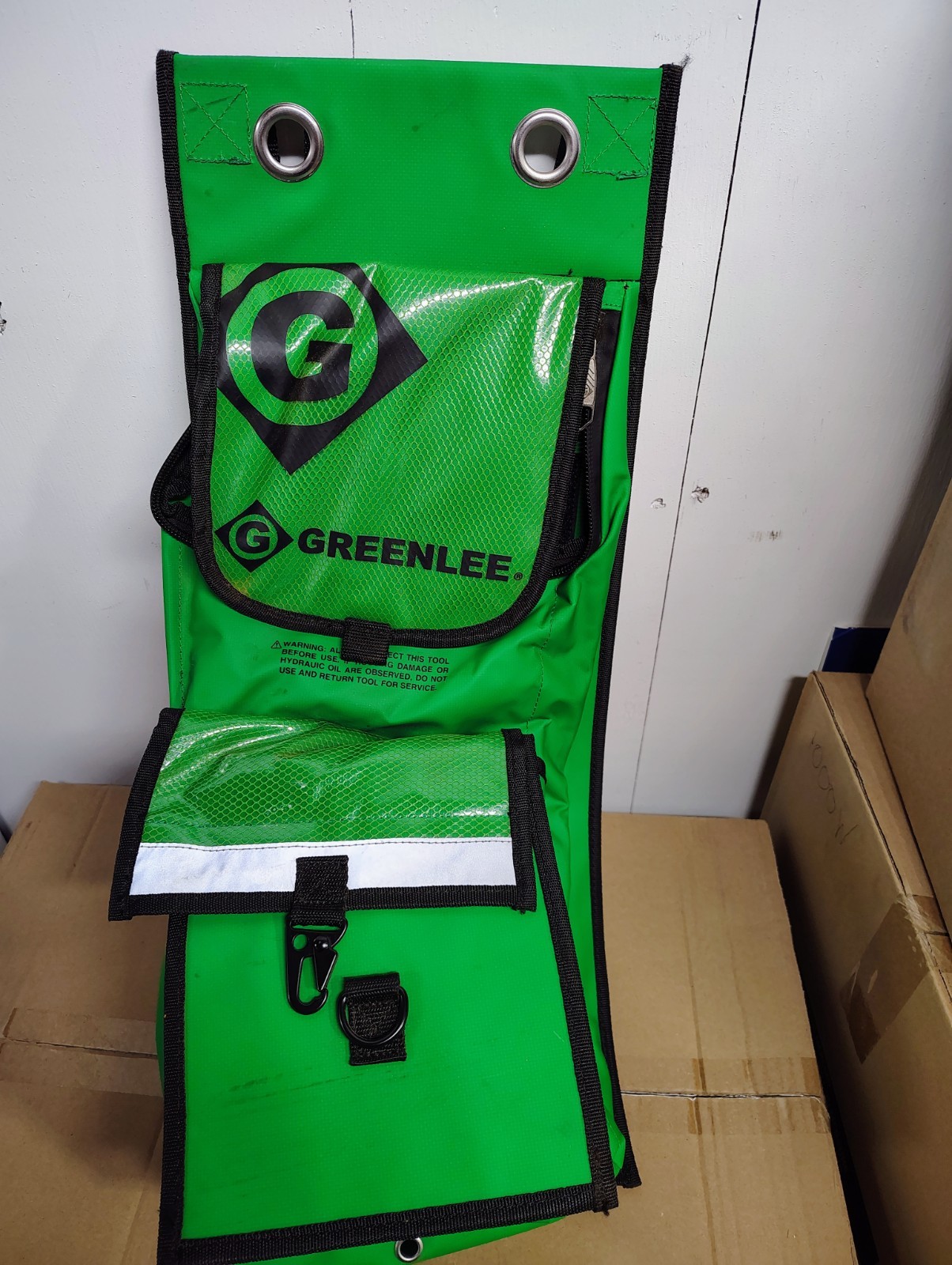 Greenlee Utility CP1 Green Tool Pouch for Powered Crimping Tools