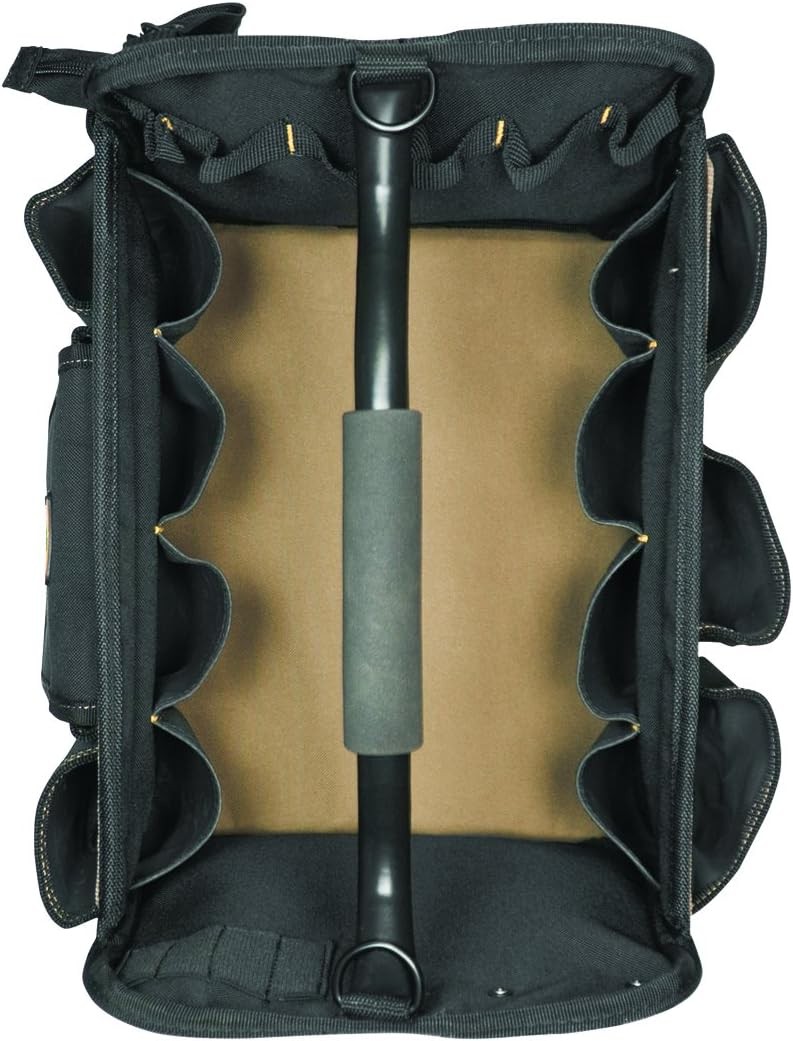 CLC Custom Leathercraft 1578 Open Top Soft Sided Tool Box, 14 in., 31 Pocket