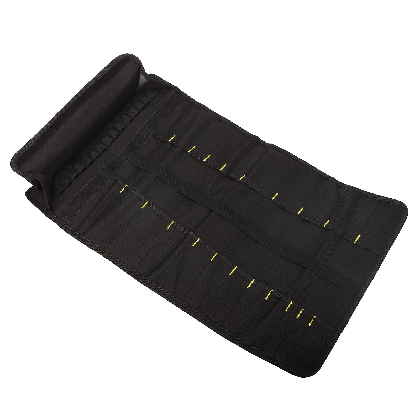 22 pocket Tool Bag 23*14 inches (unrolled), 14*3.3 (rolled), 1pc Black
