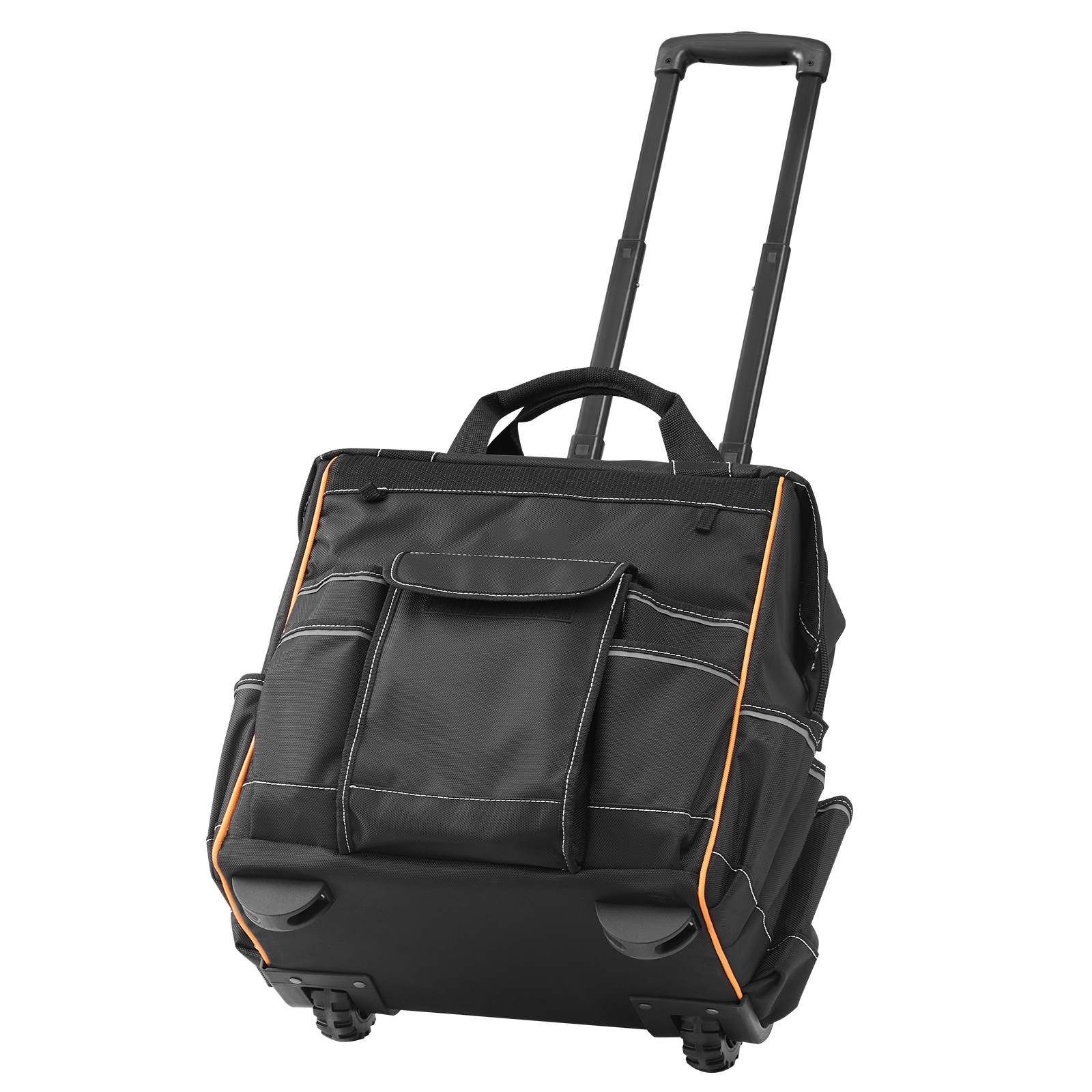Uimoso Rolling Tool Bag 25 Pockets Heavy Duty Roller Tool Bag on Wheels 15″