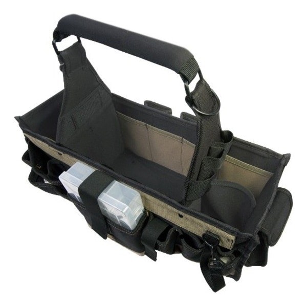 Clc Work Gear 1530 Tool Tote, Polyester, 42 Pockets, Black, 15″ Height