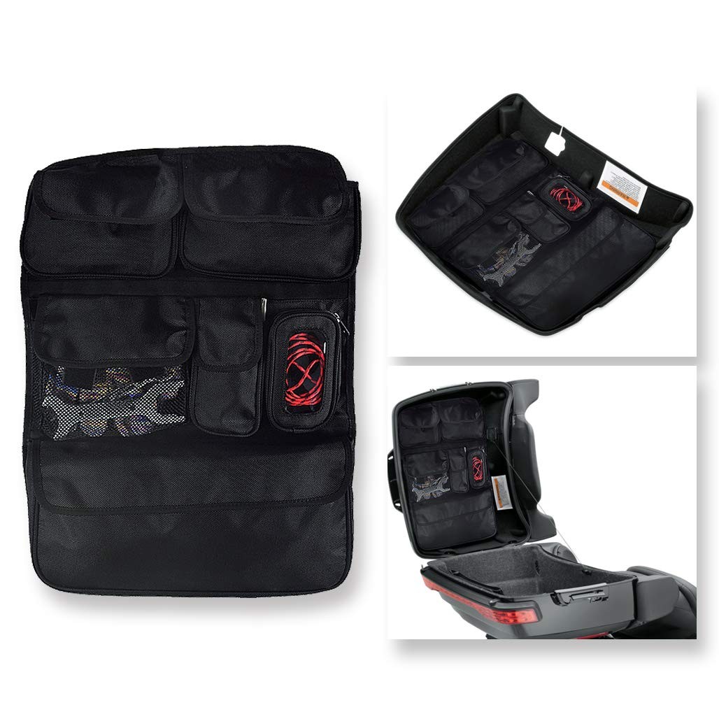 Motorcycle Tour Pak Pack Lid Organizer Tool Bags Fit For Harley Touring Road …