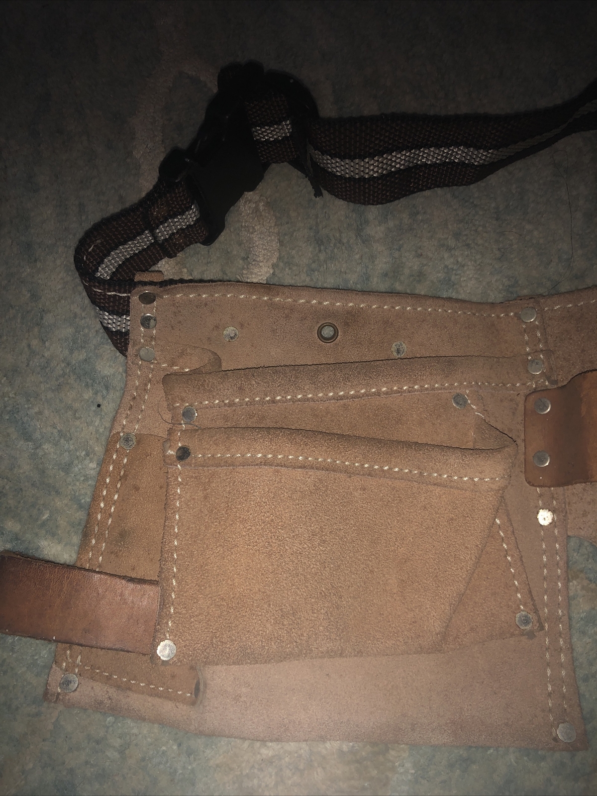 Nicholas Heavy Split Cowhide Tool Belt No. 493X Tool Belt Pouch