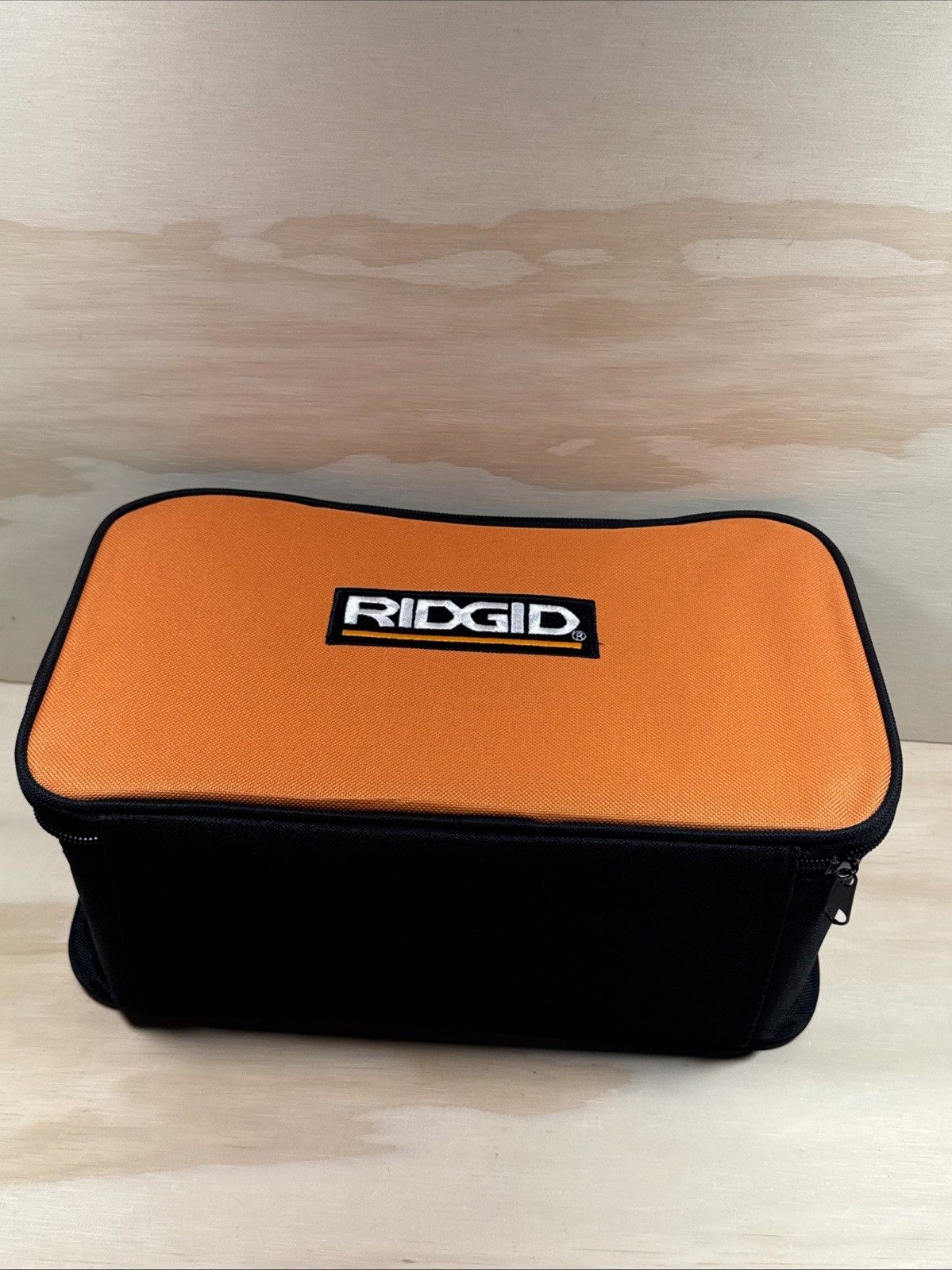 RIDGID 12x7x5 Heavy Duty Tool Bag – Contractor Canvas Zipper Pouch