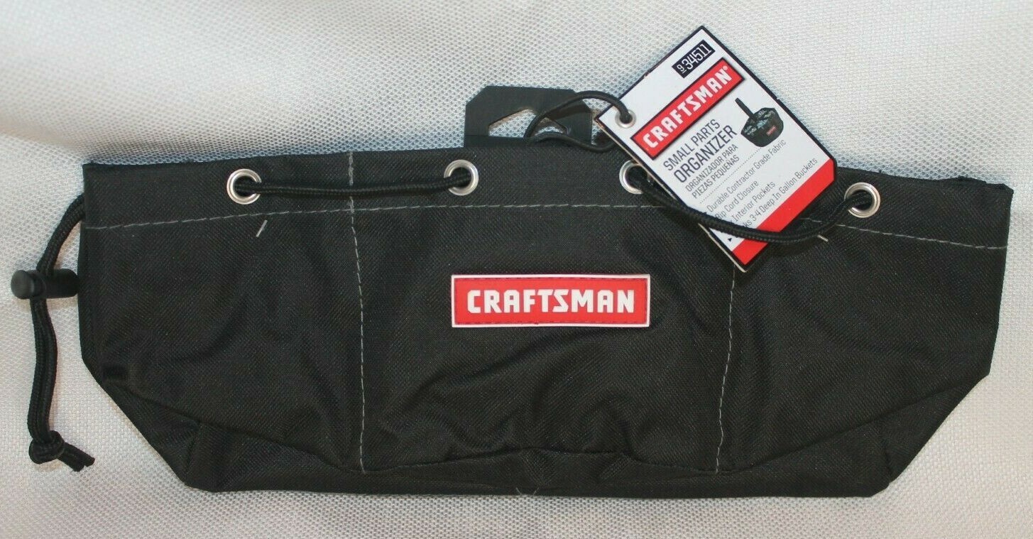 Craftsman 9-34511 Small Parts Organizer with Rip Cord Closure/6 Interior Pockets